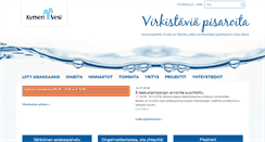 Desktop Screenshot of kymenvesi.fi